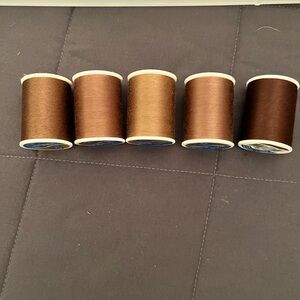 COPY - Lot 5 Coats & Clark 37% Mercerized Cotton & 63% Polyester All Purpose 30…